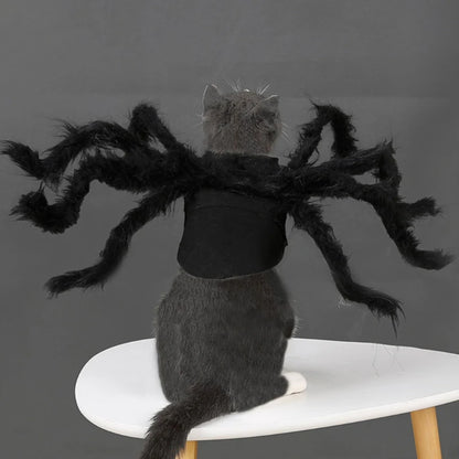 2024 New Funny Pets Dog Spider Costume Dogs Cats Spiders Sweatshirt Clothes for Halloween Christmas Cosplay Theme Party Costume