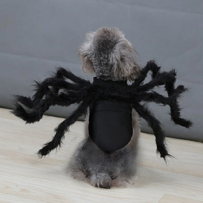 2024 New Funny Pets Dog Spider Costume Dogs Cats Spiders Sweatshirt Clothes for Halloween Christmas Cosplay Theme Party Costume