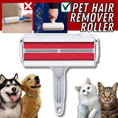 Reusable Pet Hair Lint Remover Dog Cat Hair Roller Cleaning Brush Sofa Clothes