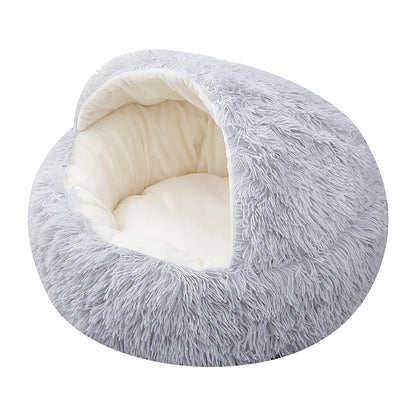 Rnemite-Amo Cat House Bed,Pet Beds Clearance Cat House Dog round Cat Winter Warm Nest Soft Foldable Sleeping Mat Pad Cozy Cat Cave Cute Pet Tent Beds for Cats Puppy Small Dogs