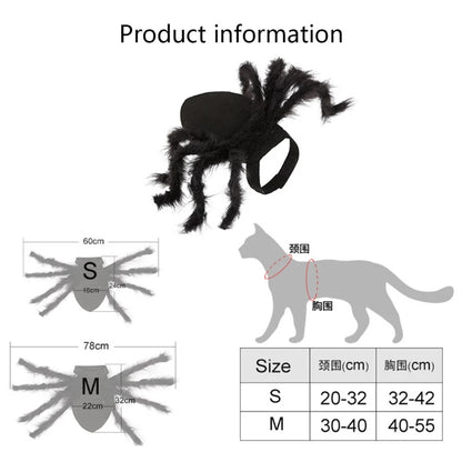 2024 New Funny Pets Dog Spider Costume Dogs Cats Spiders Sweatshirt Clothes for Halloween Christmas Cosplay Theme Party Costume