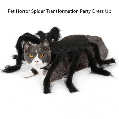 2024 New Funny Pets Dog Spider Costume Dogs Cats Spiders Sweatshirt Clothes for Halloween Christmas Cosplay Theme Party Costume